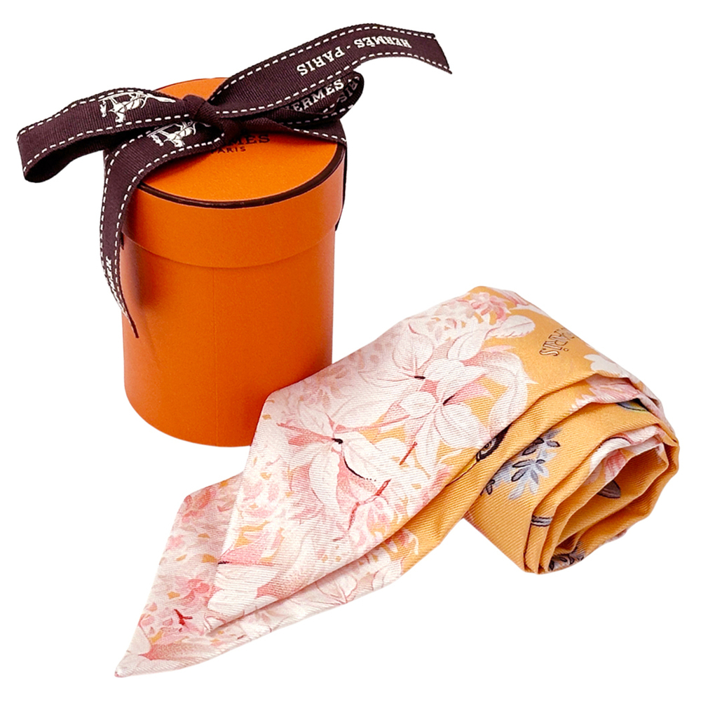 HERMES Black Silk Scarf - Picture 8 of 8